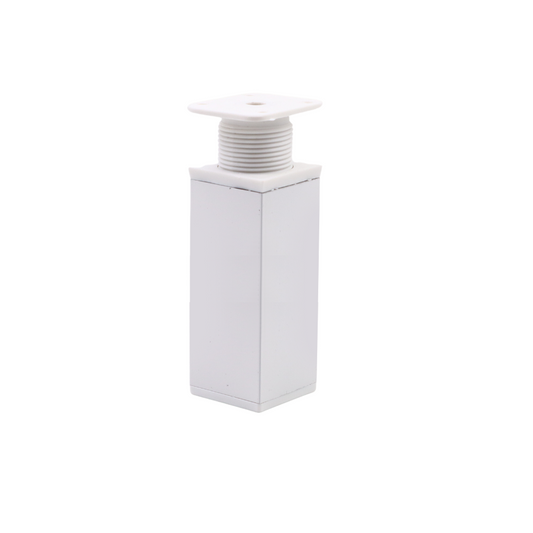 Square Furniture Leg 40x40mm - H100mm White