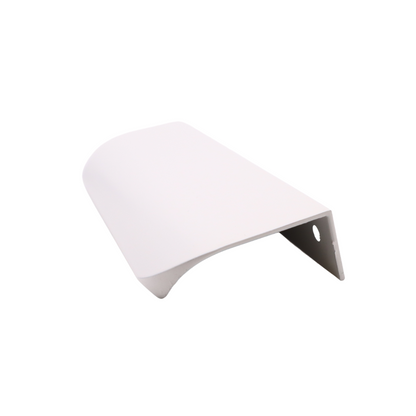 Edge Grip Round Profile Handle 128mm (148mm total length) - White