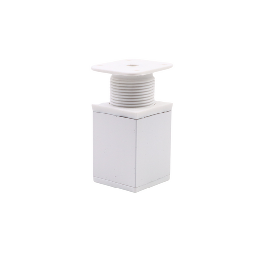 Square Furniture Leg 40x40mm - H60mm - White