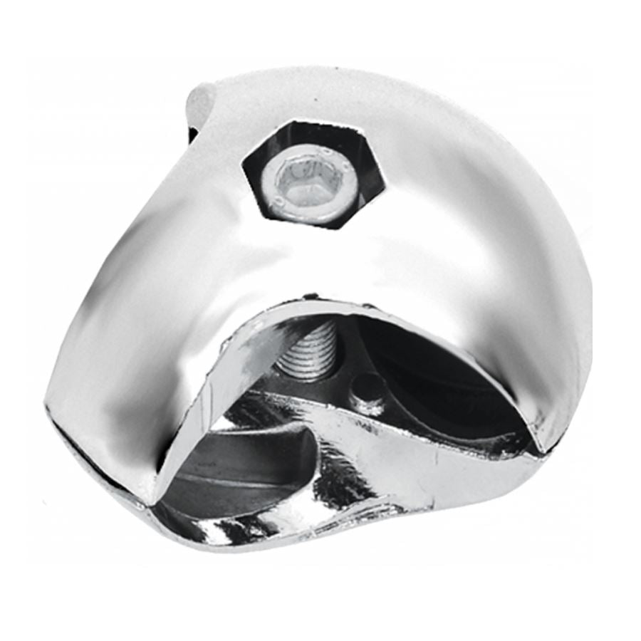 25mm Double Connector, Chrome NTP Left 