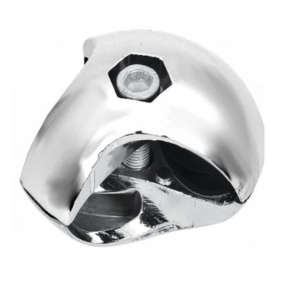 25mm Double Connector, Chrome NTP Left 