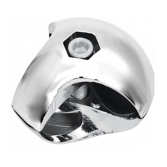 25mm Double Connector, Chrome NTP Left 