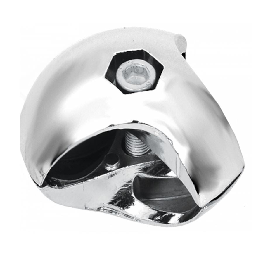 25mm Double Connector, Chrome NTP Right 