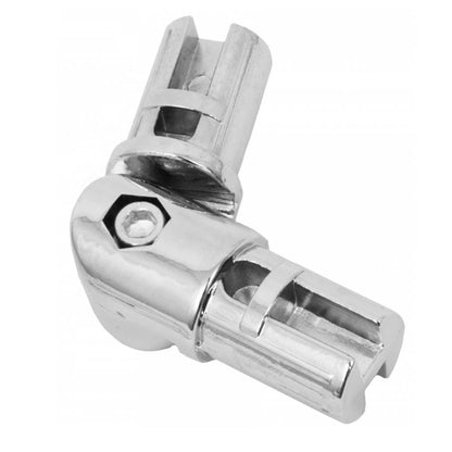 25mm Pipe Hinge Connector, Chrome NTP 