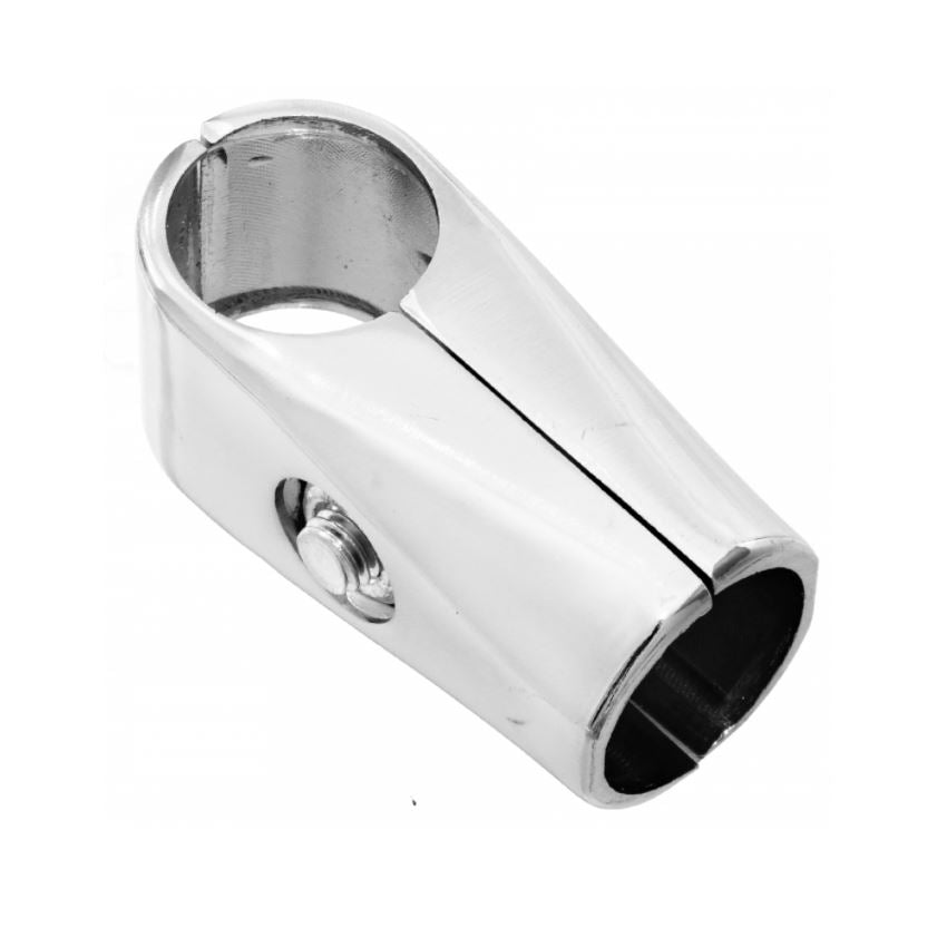 25mm Single Arm Connector, Chrome NTP 