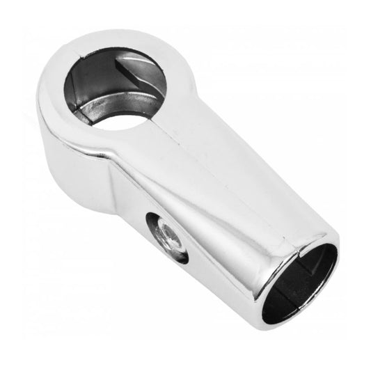 25mm Single Arm Connector, Chrome NTP 