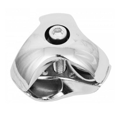 25mm Triple Connector, Chrome NTP Right 