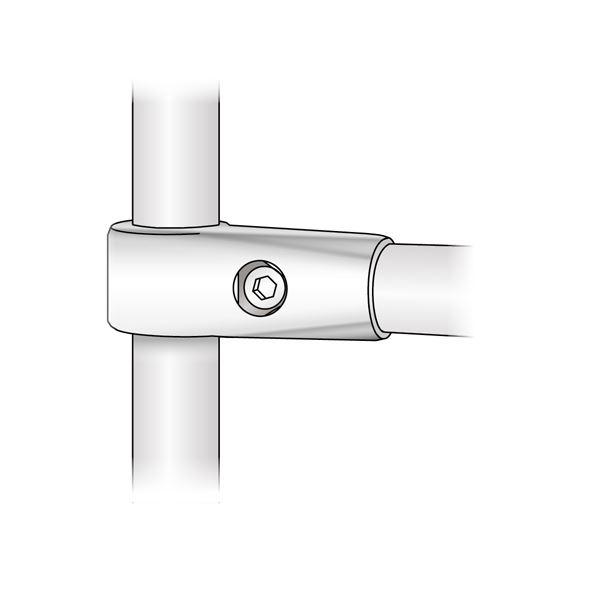 25mm Single Arm Connector, Chrome
