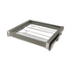 Pull Out Shelf for Shoes 70 cm Soft-Close - Chrome/Aluminum - Grey – Furnica