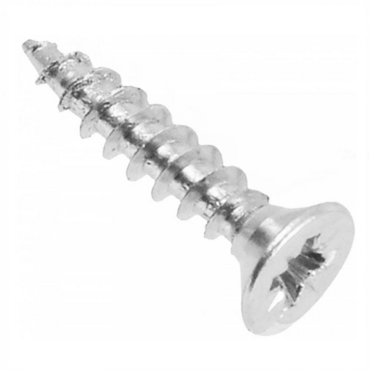 Wood Screws PZ1 3.0x16mm White Zinc (1000 pcs)