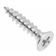 Wood Screws PH1 3.0x16mm White Zinc (1000 pcs)