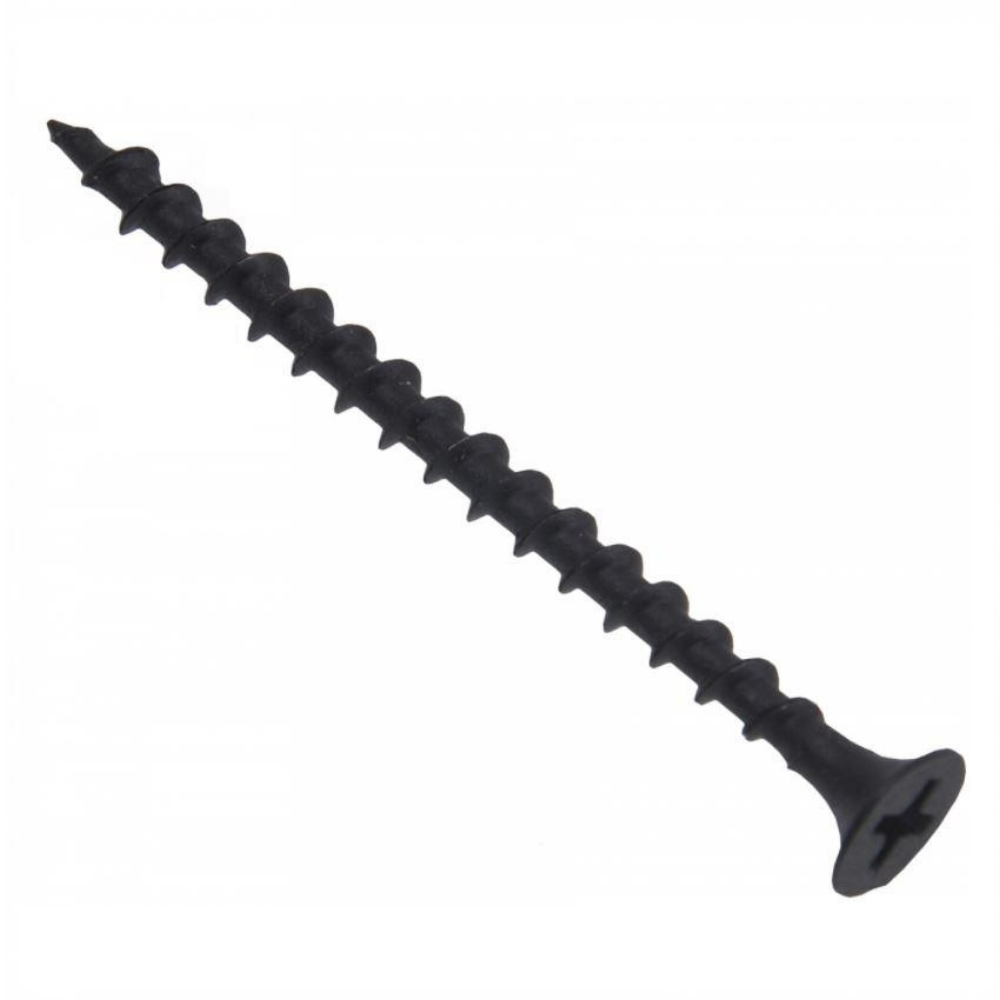 Wood Screws Phillips PH2 3.5x55mm Black (500 pcs) – Furnica