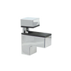 Glass and Plate holder L shaped  I - Stainless Steel