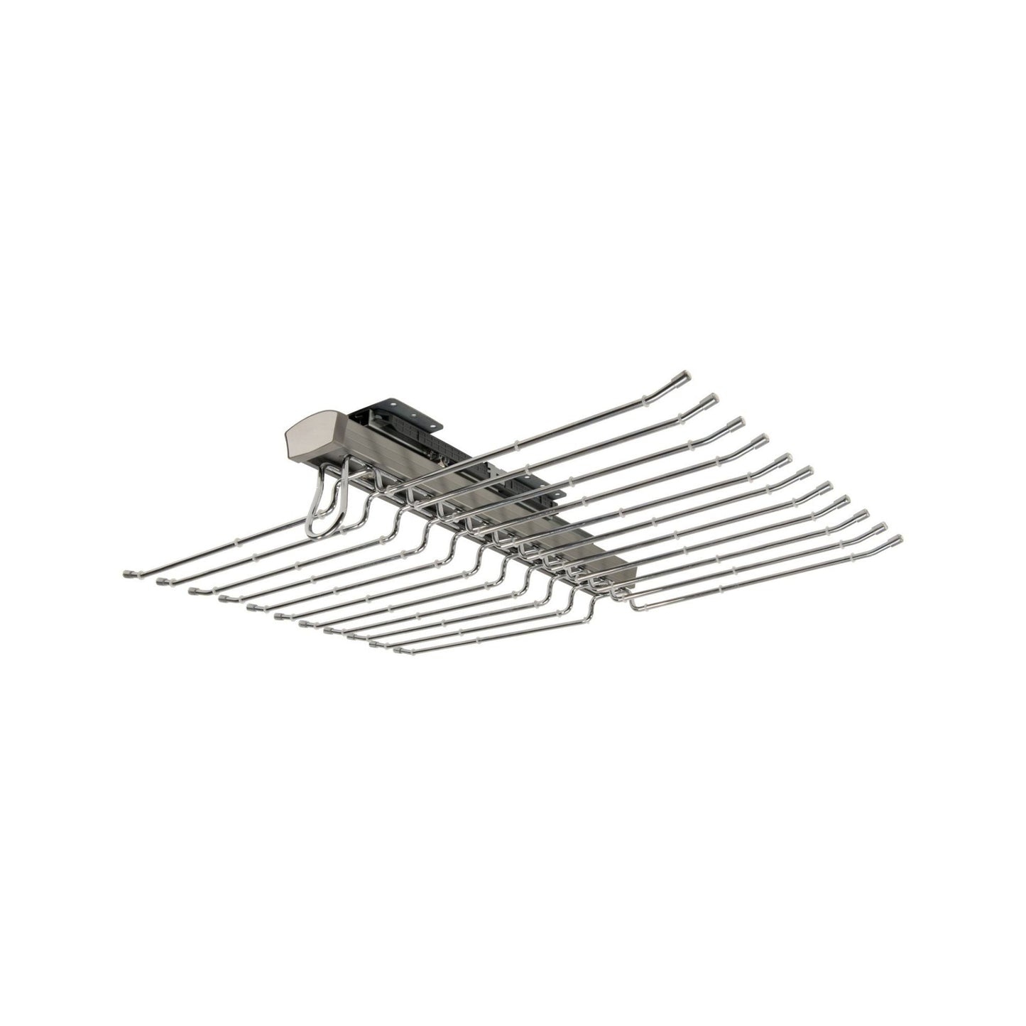 Pull Out Double Pants Hanger Soft-Close - Grey