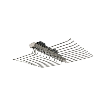 Pull Out Double Pants Hanger Soft-Close - Grey