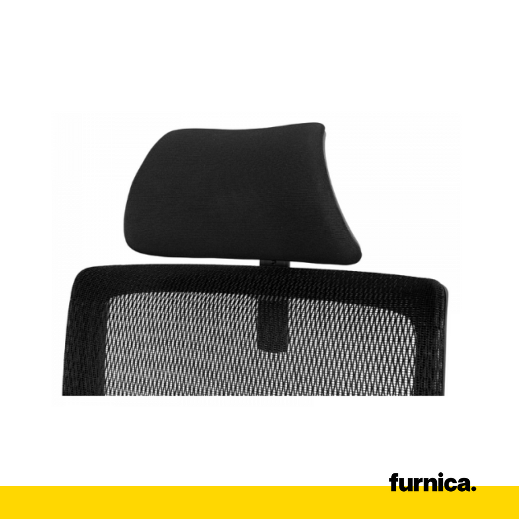 FILIPPO I - Office Chair Covered With High-Quality Micro Mesh - Black H134cm W64cm