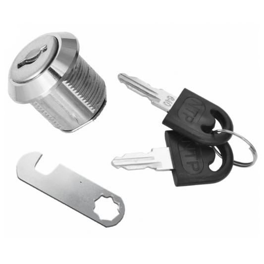 Cabinet Lock with Hook Cam Plate 19x16mm, Chrome – Furnica