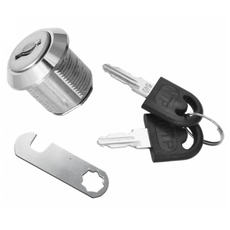 Cabinet Lock with Hook Cam Plate 19x16mm, Chrome