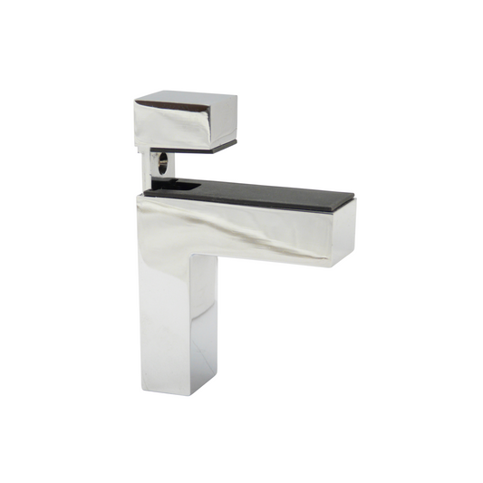 Glass and Plate holder L shaped III - Stainless Steel
