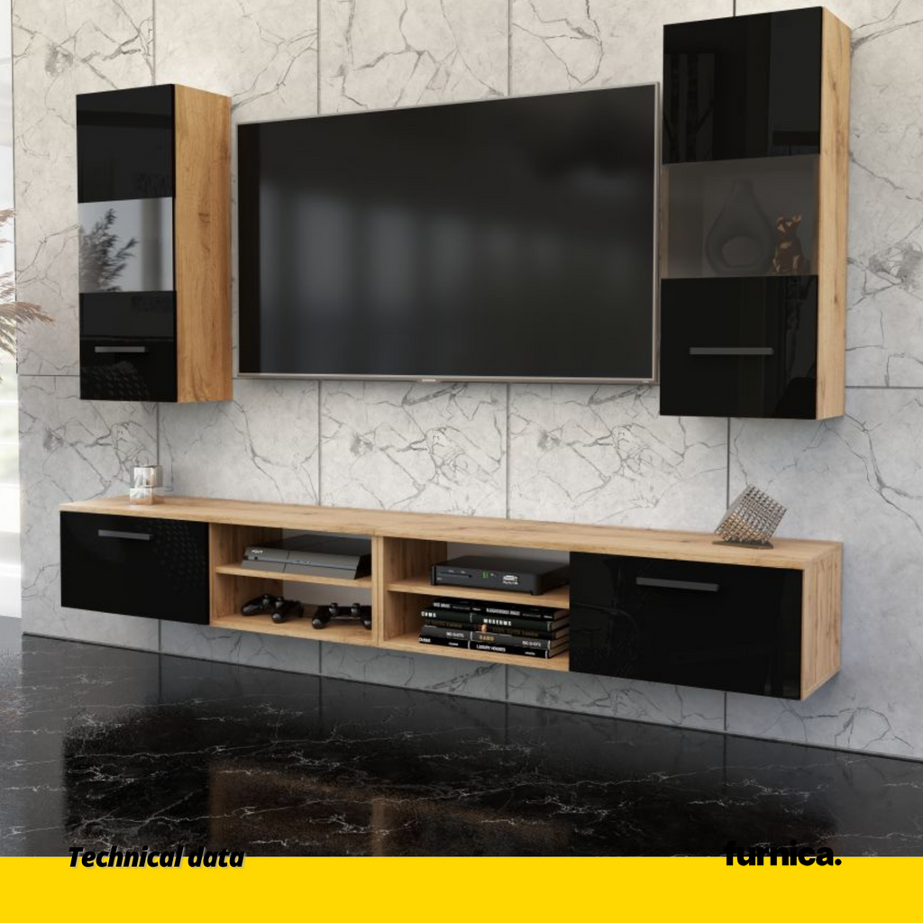 Suspended tv stand deals