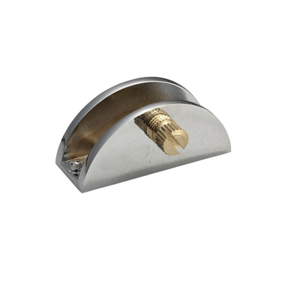 Glass shelf holder semicircular III - Satin – Furnica