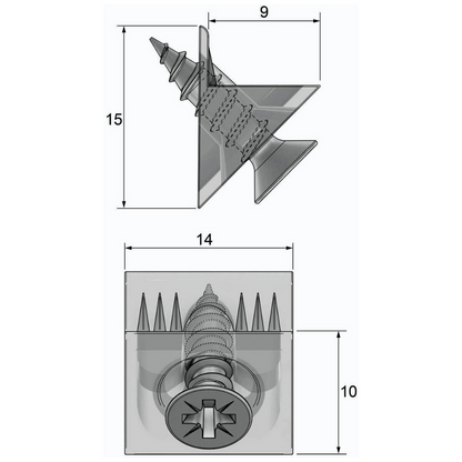 Drawer Bottom/Rear Mending Wedges 10 pieces (2) – Furnica