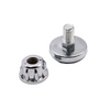 Adjustable Metal Base with Thread for 25mm Pipe / Rail