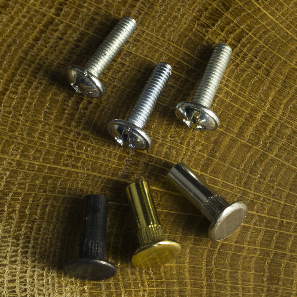 Leather Handle Rectangular 96mm / 128mm / 160mm