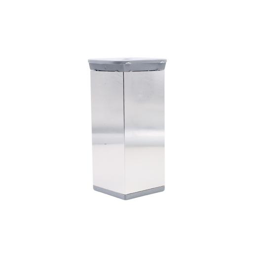 Square Furniture Leg 40x40mm - H100mm - Chrome