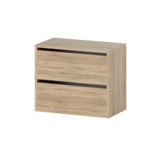 JACK - Shoe Cabinet - 2 Tier Storage - Sonoma Oak H50cm W60cm D36cm