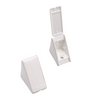 Cabinet corner braces plastic - White 100pcs