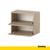 JACK - Shoe Cabinet - 2 Tier Storage - Sonoma Oak H50cm W60cm D36cm