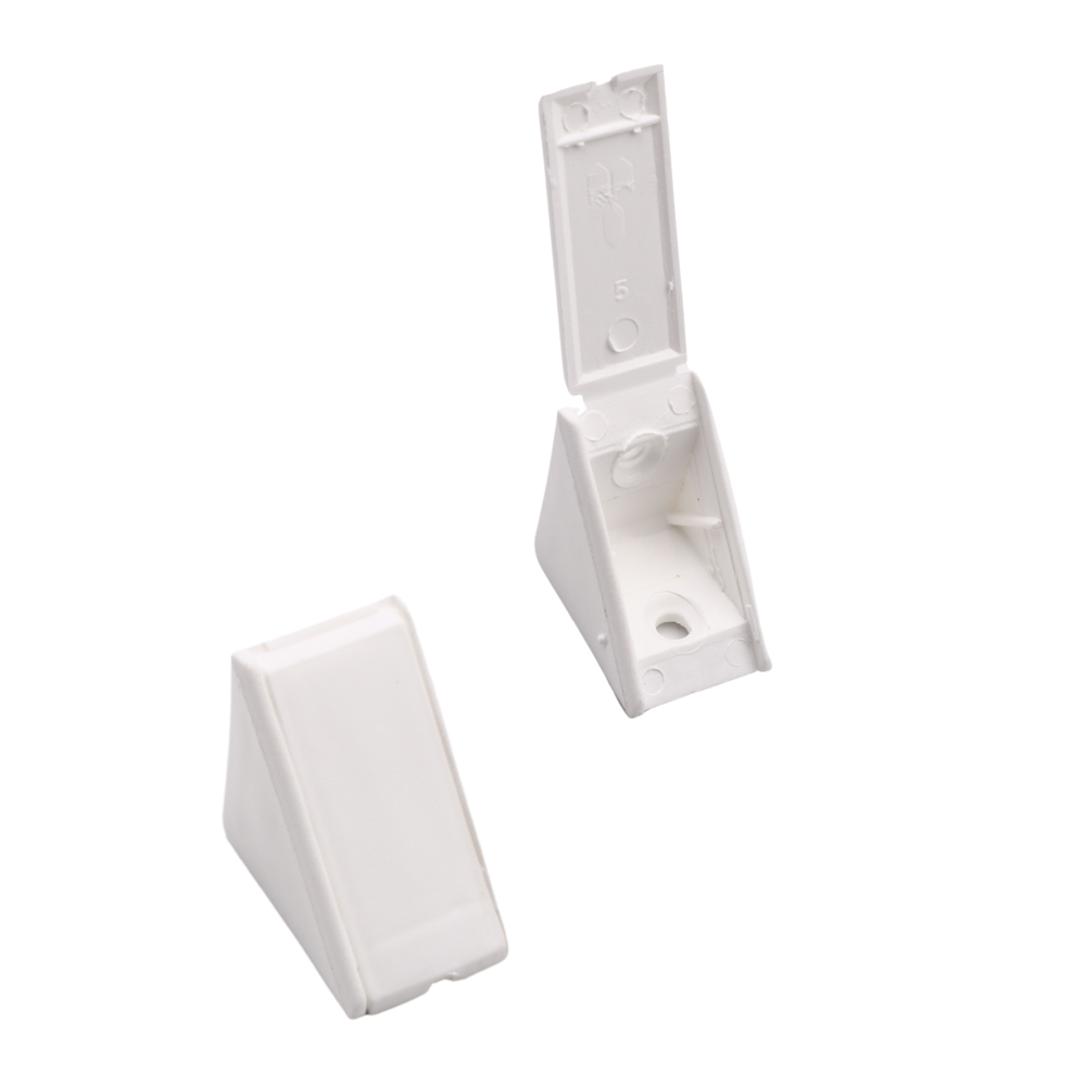 Cabinet corner braces plastic - White 500pcs