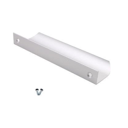Edge Grip Round Profile Handle 128mm (148mm total length) - Aluminum﻿