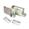 Adjustable cabinet bracket, L+R - 3D Premium - Satin
