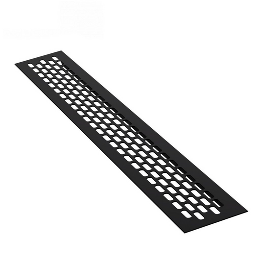 Aluminum Air Vent Grill 480x80mm - Black