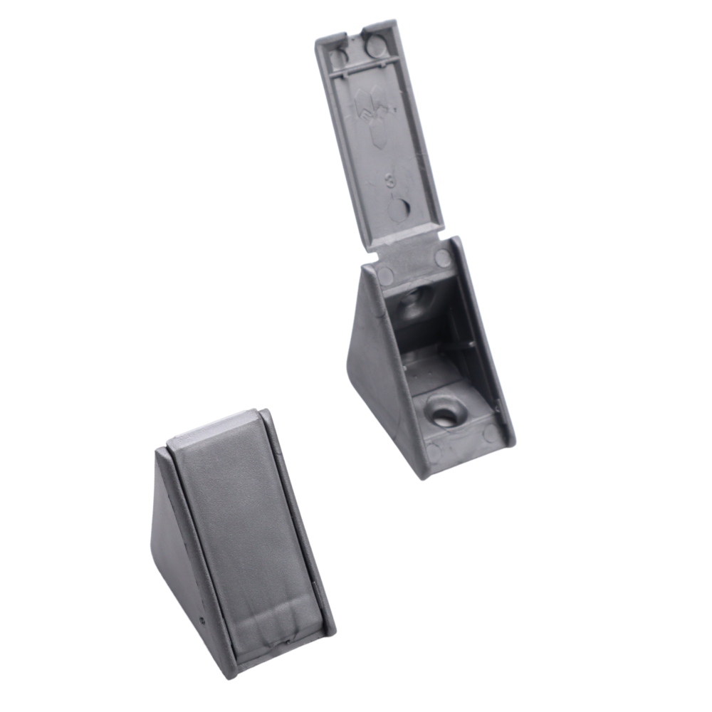Cabinet corner braces plastic - Metallic 100pcs