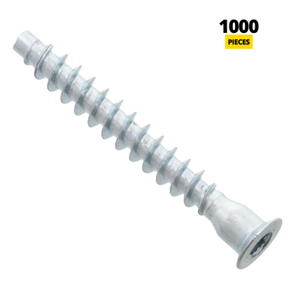 Confirmat Screws - 6.4x50mm (1000 pcs)