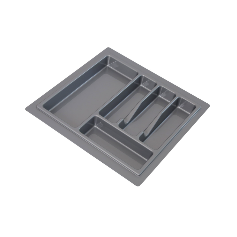 Cutlery Tray for Drawer, Cabinet Width: 400mm, Depth: 430mm - Metallic – Furnica