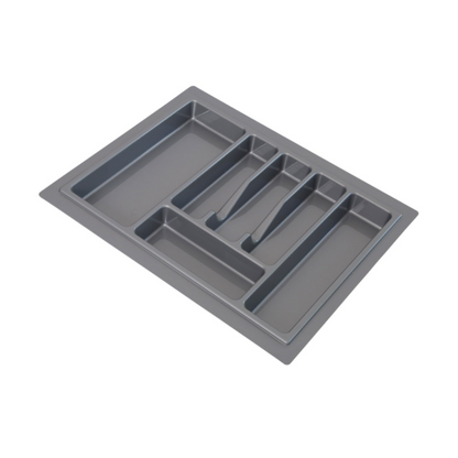 Cutlery Tray for Drawer, Cabinet Width: 600mm, Depth: 430mm - Metallic – Furnica