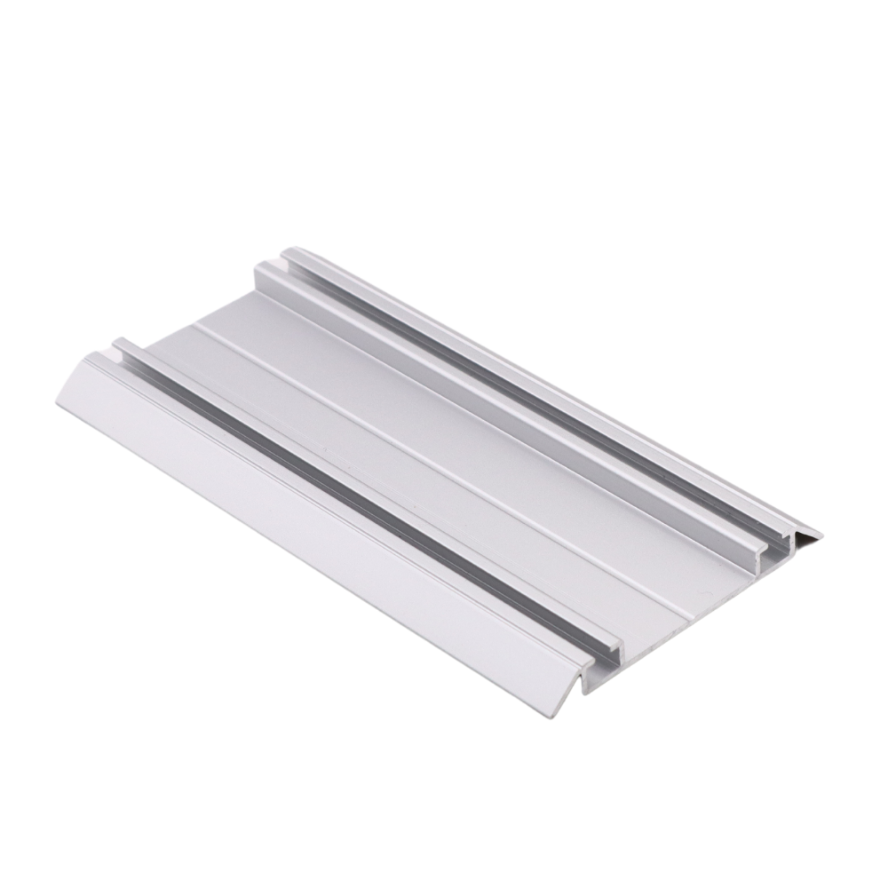 Double Bottom Aluminum Track 560cm - Silver Anodized – Furnica