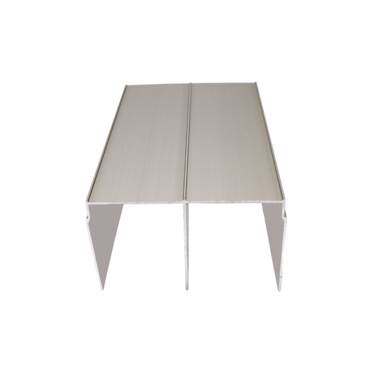 Double Top Aluminum Track 560cm - Champagne Anodized