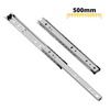 Drawer runners ball bearing 500mm - H27 (right and left side)