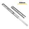 Drawer runners ball bearing 550mm - H45 (right and left side)