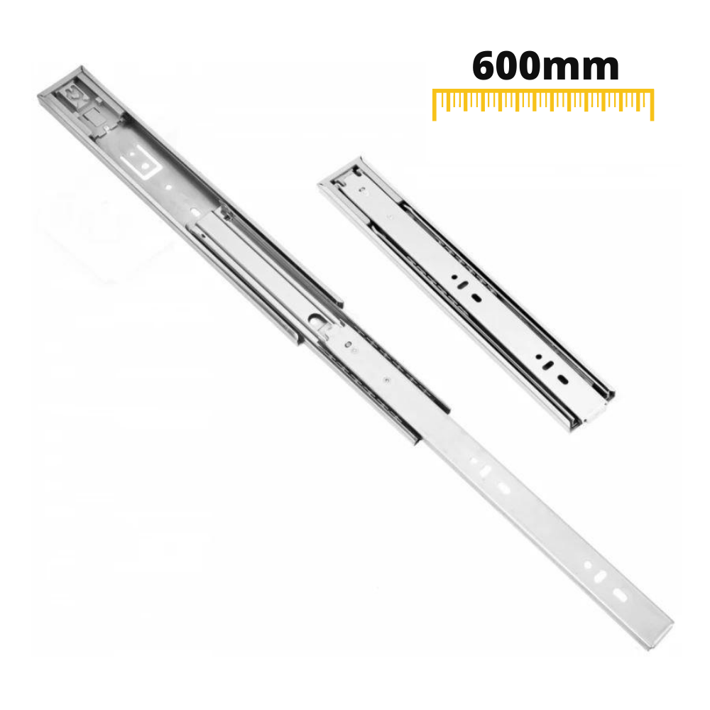 Drawer runners push to open 600mm - H45 (right and left side)
