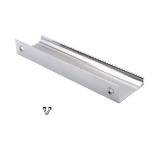 Edge Grip Profile Handle 128mm (148mm total length) - Chrome
