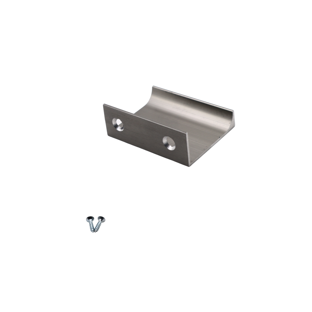 Edge Grip Profile Handle 32mm (52mm total length) - Brushed Steel