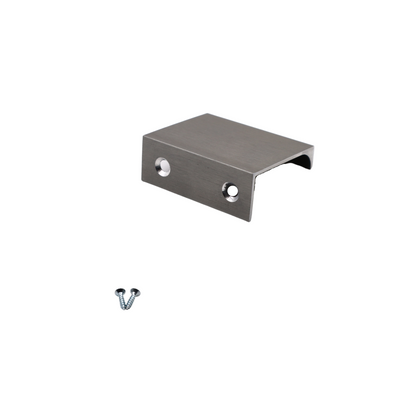 Edge Grip Profile Handle 32mm (52mm total length) - Brushed Steel