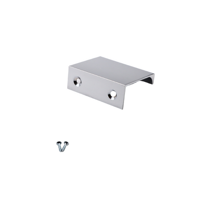 Edge Grip Profile Handle 32mm (52mm total length) - Chrome
