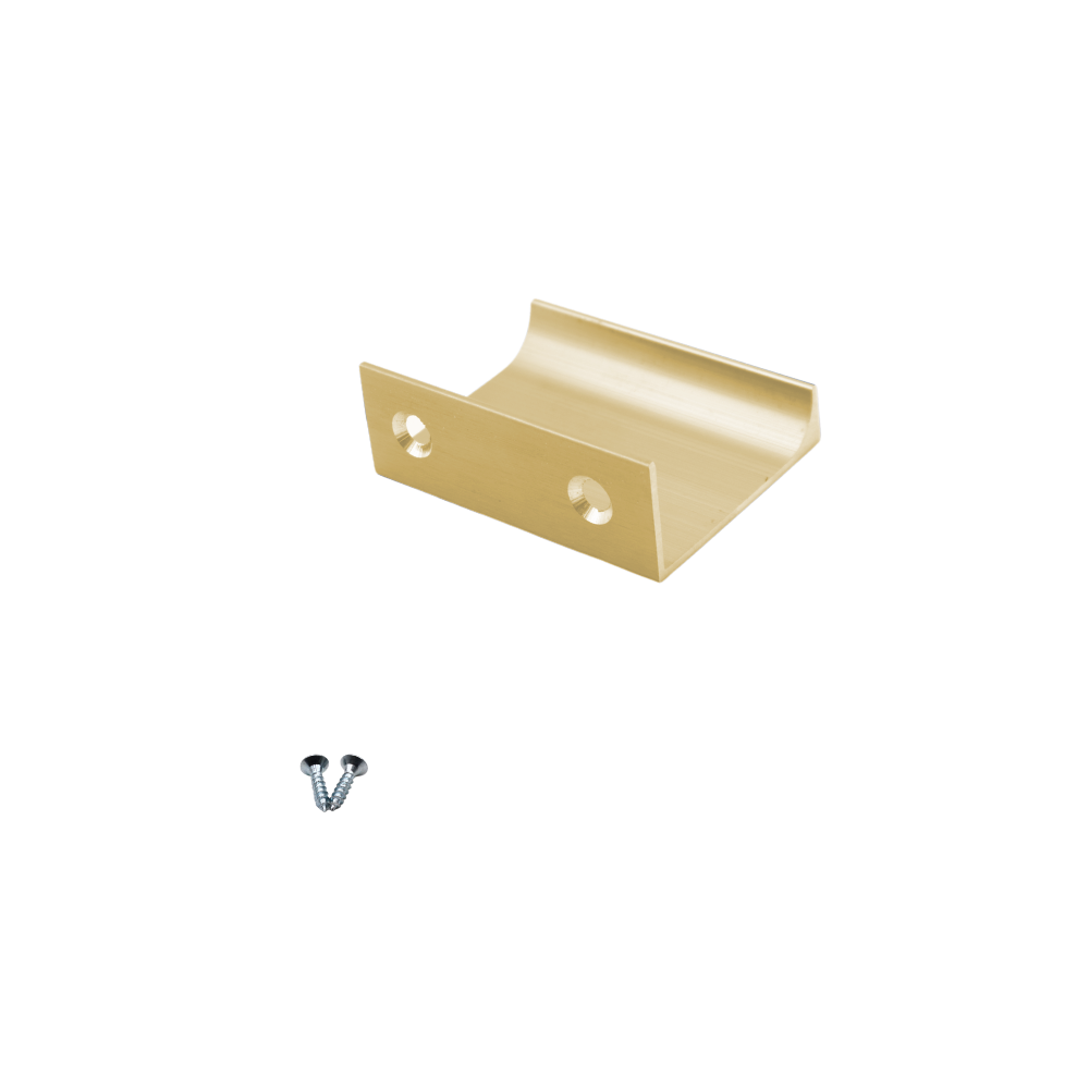 Edge Grip Profile Handle 32mm (52mm total length) - Gold
